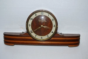 KAMINPENDEL STAR ART DECO AUS HOLZ - Bild 1 von 3