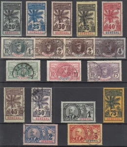 SENEGAL : SERIE COMPLETE PALMIER N° 30/46 OBLITERATIONS CHOISIES - COTE 270 € - Foto 1 di 2