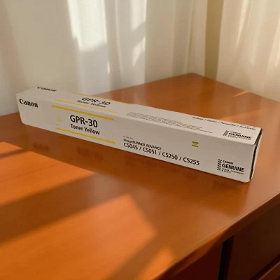 Tóner amarillo Canon GPR‐30 2801B003 para imageRUNNER C5045‐C5255 • Nuevo sellado OEM Foto 1 de 4