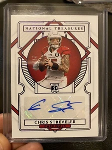 Chris Streveler 2020 Panini National Treasures novato automático radiocontrol/50 Jets Invest - Imagen 1 de 1