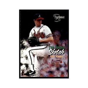1998 SkyBox Dugout Axcess Greg Maddux Baseball Cards #129 - Picture 1 of 3