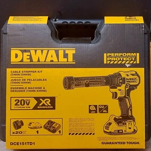 DeWalt - DCE151TD1 - 20V MAX XR Kabel Abisolierer Set THHN/XHHW versiegelt im Koffer - NEU - Bild 1 von 5