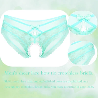 Mens Briefs Gay Underpants Hipster Underwear Panties Knickers Cheeky Nightwear - Image 1 of 4