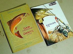 60's Vintage DAM Gerat Nr.26(72-pg) & Nr.28(68-pg) 12.5x17cm fishing catalogs - Picture 1 of 6