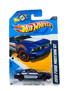 Hot Wheels 2012 Main Street Purple 2010 Ford Mustang Gt Kootenai County Sheriff - Picture 1 of 1