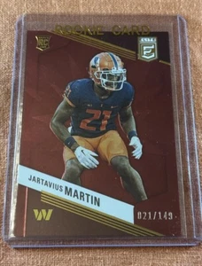 2023 Panini Donruss Elite - Rookies Maroon #150 Jartavius Martin /149 (RC) - Picture 1 of 2