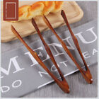 Wooden Cooking Kitchen Tongs Food Tool Salad Bacon Steak Bread Cake Clip I