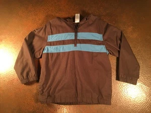 Gymboree Boys 3/4 Zip Pullover Jacket With Hood - Size S (5-6)  - Picture 1 of 6
