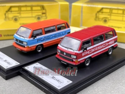 Master 1:64 VW Porsche B32 T3 Type2 Car Model Alloy Diecast Toy Gift Ornaments - Immagine 1 di 4