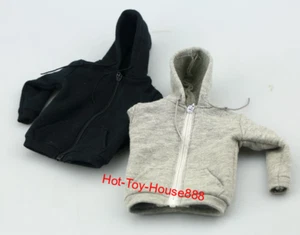 1/6 Scale Male Clothes Zip Up Hoodie Hooded Outfit for 12'' Action Figure Body - Picture 1 of 12