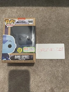 FUNKO POP AANG SPIRIT GLOW AVATAR THE LAST AIRBENDER GLOW 940 BOX LUNCH NEW - Picture 1 of 3
