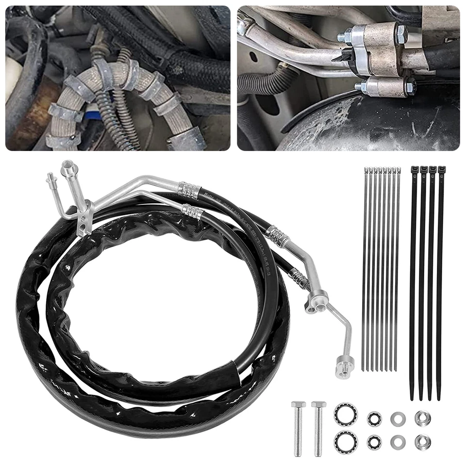 Juego de mangueras de aire acondicionado traseras de línea de aire acondicionado C68100 para Dodge Grand Caravan 2012-2019 Foto 1 de 4