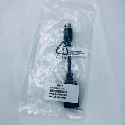 Mini Display Port to Display Port Adapter Cable MiniDP to DP (PNY 91008582V3) - Image 1 of 4