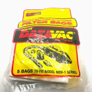 MetroVac DataVac Einweg Papiertüten für MDV-1 Serie Staubsauger 5 Stück DVP-26R - Bild 1 von 3