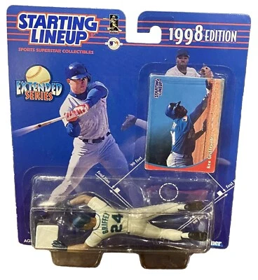 KEN GRIFFEY JR. Seattle Mariners 1998 Kenner Starting Lineup Extended Series NEW - Image 1 of 4