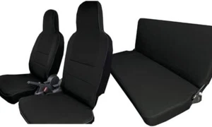 Daihatsu Hijet Seat Covers S321V.S331V Waterproof Black 2014.9-2021.12 BONFORM - Picture 1 of 6