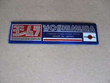 Aluminium Aufkleber Yoshimura Sticker hitzebeständig Motorsport Tuning Motocross