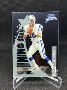 1998 Fleer Brilliants Shining Stars Peyton Manning RC #9SS Rookie Card - HOF🔥