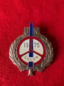 Insignia Golan 1975 ONU ONU de las Naciones Unidas - Imagen 1 de 3