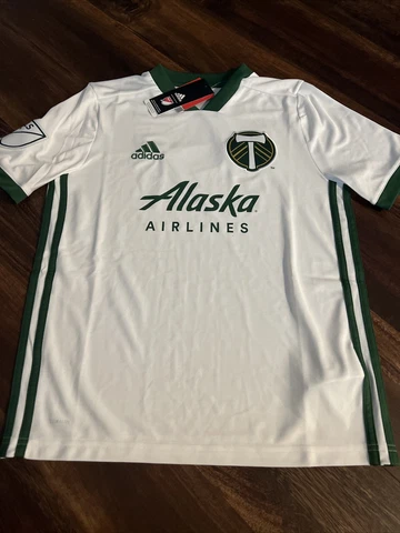 New Adidas Youth Portland Timbers Soccer Jersey Size Kids Large Cover