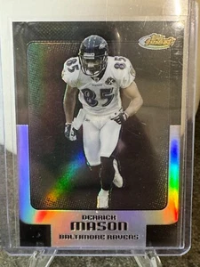 2006 Topps Finest Black Refractor /99 Derrick Mason #27 Baltimore Ravens SP Rare - Bild 1 von 2