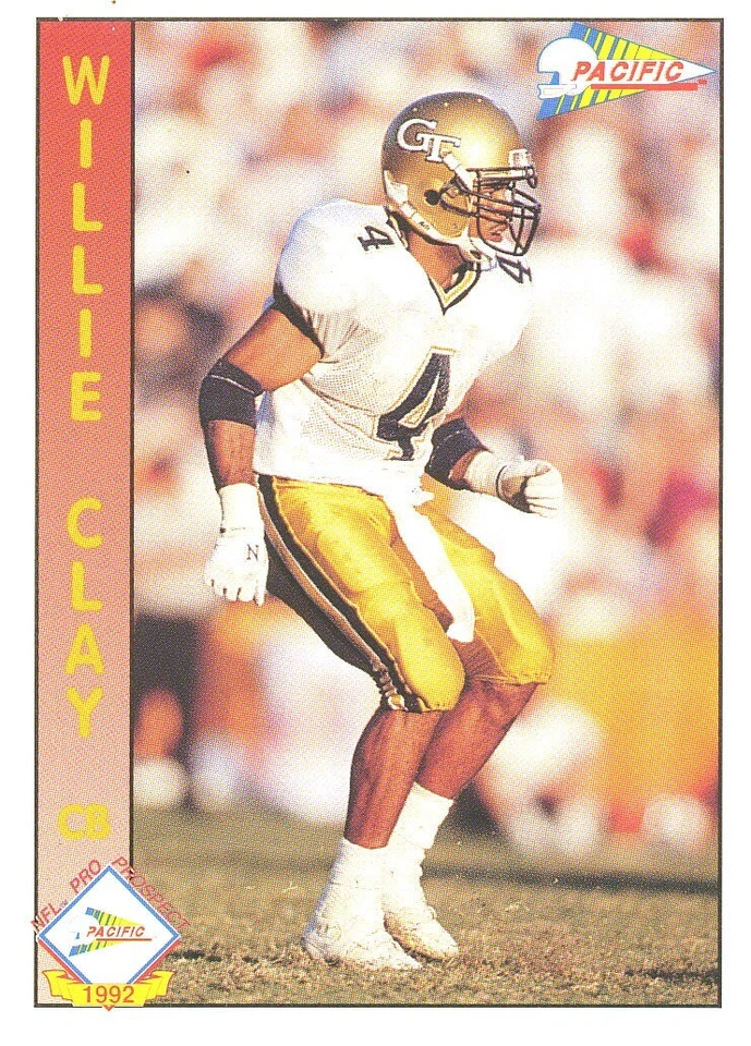 PACIFIC Willie Clay RC SAINTS PATRIOTS LIONS Georgia Tech YELLOWJACKETS - Image 1 of 1