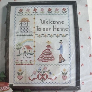 Welcome To Our Home Cross Stitch Kit 12x16 Better Homes Gardens Craft Creations - Picture 1 of 3