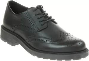 Damas Clarks Orinoco 2 Limit Mujer Zapatos Brogue Con Cordones Cuero Negro Ajuste E - Imagen 1 de 4
