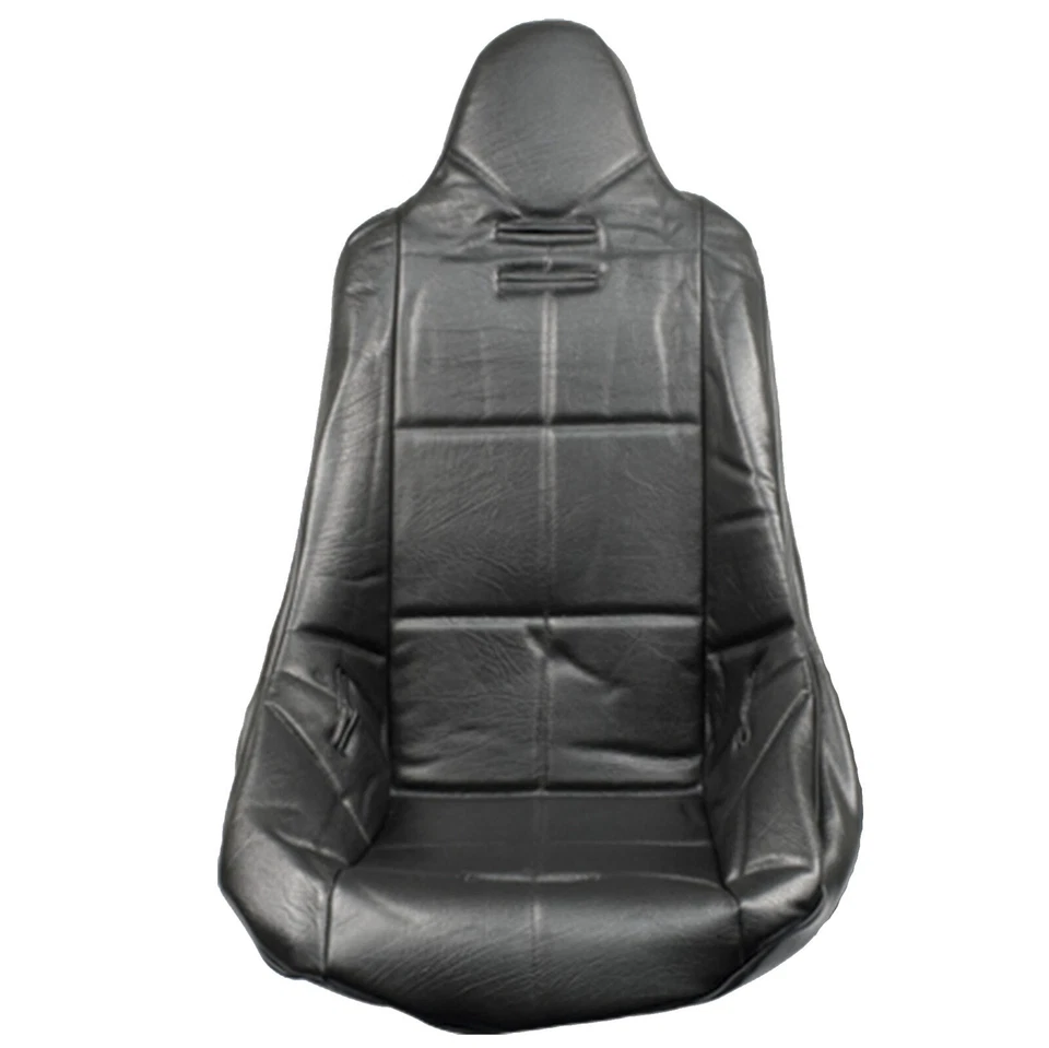 Empi 62-2310 Black Vinyl High Back Poly Seat Cover. Dune Buggy Vw Baja Bug, Each - Image 1 of 1