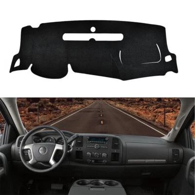 Alfombrilla de tablero apta para Chevy Silverado GMC Sierra 1500 2007-2013 almohadilla de cubierta de tablero Foto 1 de 4