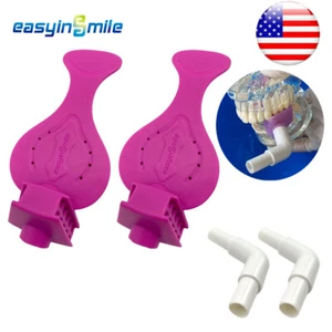 2 accesorios dentales bloque de mordida expulsor de saliva protector bucal esterilizar aislamiento de secado - Imagen 1 de 5