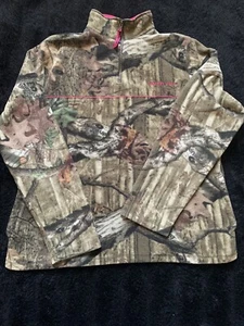 Mossy Oak Break-Up Infinity Juniors Camo Jacket 1/2 Zip Sz XL(16-18) PreOwned - Picture 1 of 11