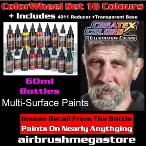 Createx Illustration Colors 60ml, Full Set Importer Direct + Free Insured Post - Picture 1 of 4