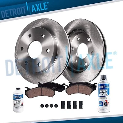 Rear Disc Rotors Brake Pads for 2007 - 2017 Ford Expedition Lincoln Navigator - Image 1 of 4