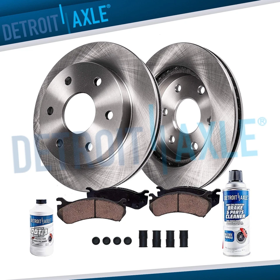 Rear Disc Rotors Brake Pads for 2007 - 2017 Ford Expedition Lincoln Navigator - Image 1 of 4