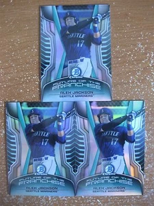 (3) LOTE DE TARJETAS DE NOVATO ALEX JACKSON 2014 BOWMAN CROMO FUTURO DE LA FRANQUICIA MINI - Imagen 1 de 2