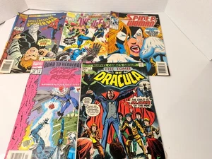 Bronze Comics Lot: New Mutants #1, Tomb of Dracula #62, JLA #200, Daredevil - Picture 1 of 6