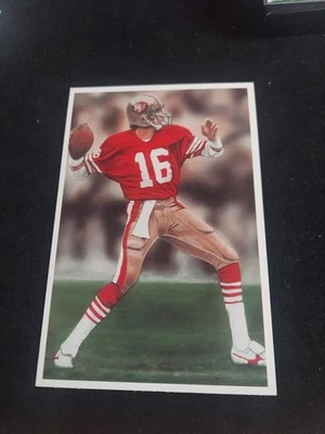 Postal promocional de Joe Montana Daniel Teale 49ers Foto 1 de 2