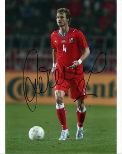 CZECH REPUBLIC & NEWCASTLE: DAVID ROZEHNAL SIGNED 10x8 ACTION PHOTO+COA - Picture 1 of 1