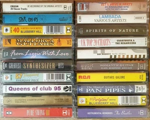 20 x MIXED GENRE COMPILATION Cassette Albums ☆Job Lot/Bundle-All Pictured!☆ yy - Picture 1 of 6