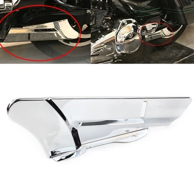 Cubierta protectora de cinturón inferior cromada para Harley Electra Street Road Glide King FLHTK Foto 1 de 4