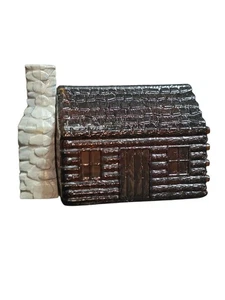Vintage AVON Homestead Log Cabin Wild Country After Shave Decanter 4 oz - Picture 1 of 20