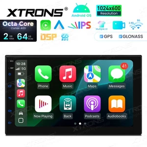 7" Universal Autoradio 2 DIN Android 14 2+64G Octa Core CarPlay GPS Navi IPS DSP - Bild 1 von 16