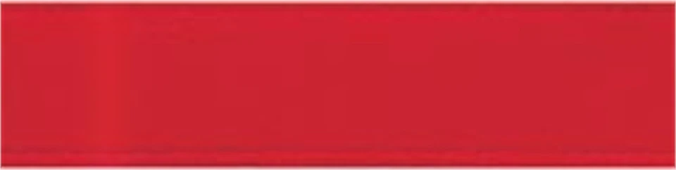 Offray 1017-250 Single Face Satin Ribbon 1-1/2"X12'-Red - Image 1 of 1