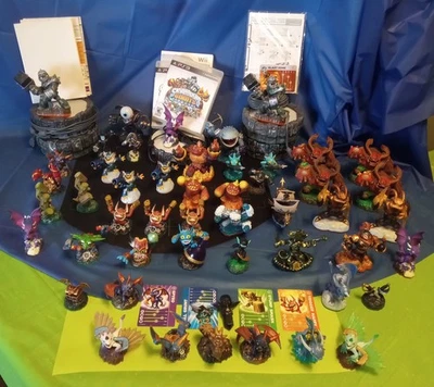 Skylanders Lot 3 Games 5 Portals 50 figures Swap Force Trap Force Giants - Image 1 of 4