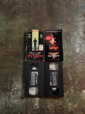 The Crow & City of Angels VHS Movies LOT Cult Classics Horror Foto 1 de 4