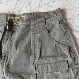 Pantaloncini cargo Cabelas 7 tasche escursionismo vita alta donna 18 grigio verde cachi  - Foto 1 di 23