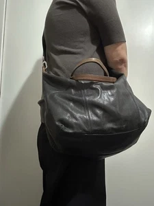 Longchamp le Pliage Cuir Leather Unisex Crossbody Bag Special Edt Mixed Colours - Picture 1 of 22
