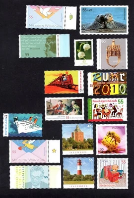 Germany 2010 group of stamps Mi#2776-2805 MNH CV=20.7$ - Image 1 of 2
