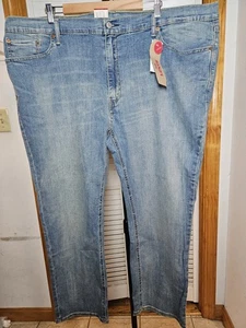 Pantalones de mezclilla Levi's para hombre talla 48 x 30 grandes altos elásticos 541 atléticos cónicos 5 bolsillos nuevos - Imagen 1 de 5